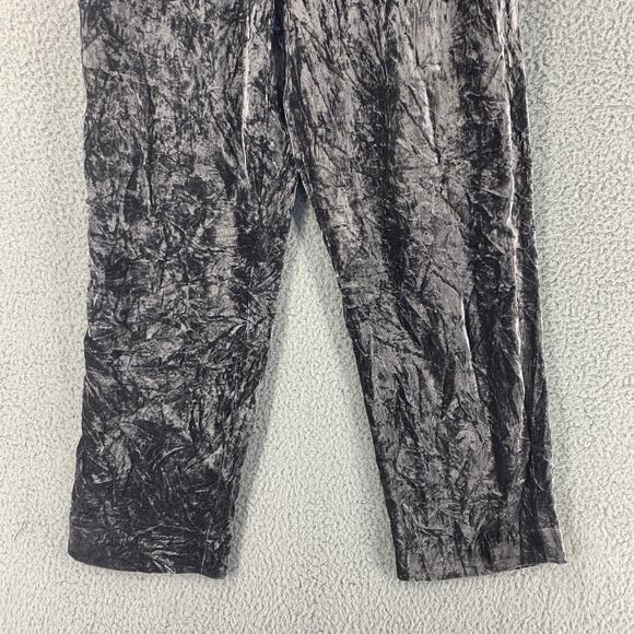 Y3K Madwell Womens Pants Velvet Trouser Boho Grey S Soft Pocket - Picture 11 of 15